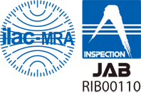 日本適合性認定協会のMRA複合シンボルとJAB認定シンボル RIB00110